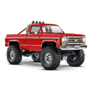 Traxxas TRX-4M 1/18 Chevrolet K10 High Trail Edition 4x4 RC Trail Crawler (Red) 97064-1