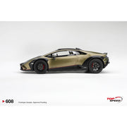 Top Speed 1/18 Lamborghini Huracan Sterrato Verde Gea Matt