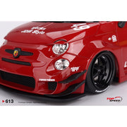 Topspeed 0613 1/18 Abarth LB-WORKS x Abas Works 595 Red