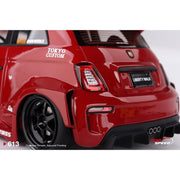 Topspeed 0613 1/18 Abarth LB-WORKS x Abas Works 595 Red