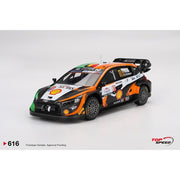 Topspeed TS0616 1/18 Hyundai i20 N Rally1 No.11 2023 Rally Croatia Power Stage Winner