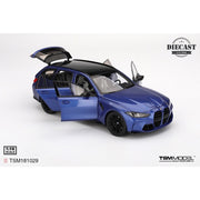 TSM Models TSM181029 1/18 BMW M3 Touring M Portimao Blue Metallic with Opening Parts