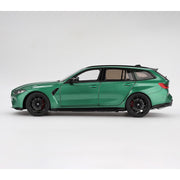 TSM Model BMW M3 Touring M Isle of Man Green Metallic Diecast with Opening Parts
