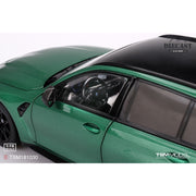 TSM Model BMW M3 Touring M Isle of Man Green Metallic Diecast with Opening Parts
