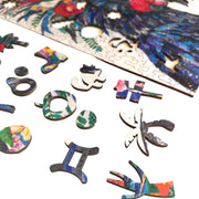 Twigg Puzzles Lisa Morales Black Cockatoo 389pc Wooden Jigsaw Puzzle