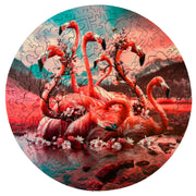 Twigg Puzzles Flamingos 130pc Wooden Jigsaw Puzzle