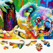 Twigg Puzzles Jos Coufreue Cuddly Koala 168pc Wooden Jigsaw Puzzle