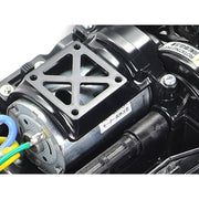 Tamiya 47525 1/10 1991 Mercedes-Benz 190 E 2.5-16 EVO II RC Car Kit with Blasil Black/Silver Painted Body (TT-02)