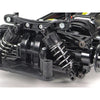 Tamiya 47525 1/10 1991 Mercedes-Benz 190 E 2.5-16 EVO II RC Car Kit with Blasil Black/Silver Painted Body (TT-02)