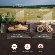 Ugears 70184 The Tractor Wins 272pc