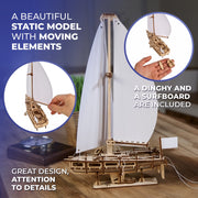 Ugears 70193 Ocean Beauty Yacht 95pc