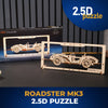 Ugears 70195 Roadster MK3 2.5D Puzzle 62pc