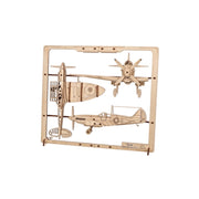Ugears 70196 Fighter Aircraft 2.5D Puzzle 47pc
