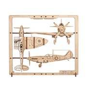 Ugears 70196 Fighter Aircraft 2.5D Puzzle 47pc
