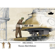 UStar NO001 1/48 Panther A with Zimmerit and Full Interior and 16t Strabokran with Maintenance Diorama and Display Base 2 in 1