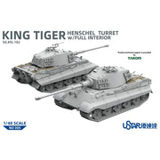 UStar NO005 1/48 King Tiger Sd.Kfz.182 Krupp Flat-Front Production Turret(H) with Full interior