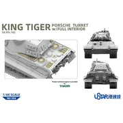 UStar NO008 1/48 King Tiger Sd.Kfz.182 Krupp Porsche Turret with Full interior