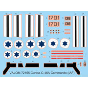 Valom 72155 1/72 C-46A Commando Israeli Air Force