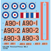 Valom 72159 1/72 Percival Prince Mk.3 - RAAF markings