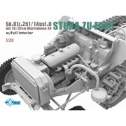 Vespid Models SP-8004 1/35 Sd.Kfz.251/1 Ausf.D mit 28/32cm Wurfrahmen 40 Stuka Zu Fuss with Full Interior