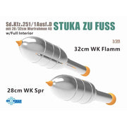 Vespid Models SP-8004 1/35 Sd.Kfz.251/1 Ausf.D mit 28/32cm Wurfrahmen 40 Stuka Zu Fuss with Full Interior