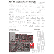 Very Fire VF350021 1/350 HMS York Detail Up Set For Trumpeter 05351