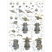 Very Fire BELBV350902UP 1/350 IJN Yamato Detail Up Set