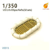 Very Fire VFUSS13 1/350 USS Life Ellipse Rafts