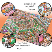 Vizzles Kitty Cafe 1000pc Jigsaw Puzzle 797725943902