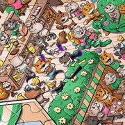 Vizzles Kitty Cafe 1000pc Jigsaw Puzzle 797725943902