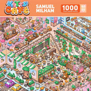 Vizzles Kitty Cafe 1000pc Jigsaw Puzzle 797725943902