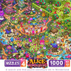 Vizzles Alice In Wonderland 1000pc Jigsaw Puzzle