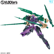 VLOCKer's VL-22732 Nexate Prime V-Raid Clear Purple/Black Ver. Plastic Model Kit