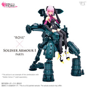 VLOCKer's VL-22971 Fiore Rose Plastic Model Kit