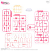 VLOCKer's VL-23168 Fiore Optionparts Coordinateset01 Dracaena Cyber Pink Coord