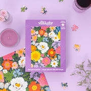 Villager Midnight Blooms 500pc Jigsaw Puzzle