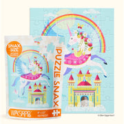 WerkShoppe W-10204 Rainbow Unicorn 48pc Snax Jigsaw Puzzle