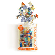 WerkShoppe W-10224 Sloth Party 100pc Snax Jigsaw Puzzle