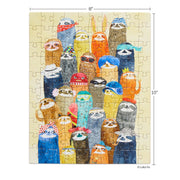 WerkShoppe W-10224 Sloth Party 100pc Snax Jigsaw Puzzle