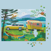 WerkShoppe W-10282BX Happy Camper 1000pc Jigsaw Puzzle