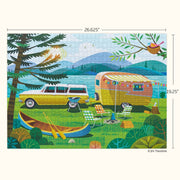 WerkShoppe W-10282BX Happy Camper 1000pc Jigsaw Puzzle