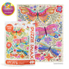 Werkshoppe W-10357 Butterfly Floral 100pc Snax Jigsaw Puzzle