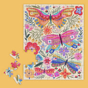 Werkshoppe W-10357 Butterfly Floral 100pc Snax Jigsaw Puzzle