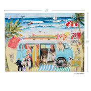 WerkShoppe Doggie Surf School-Slip Box 1000pc Jigsaw Puzzle