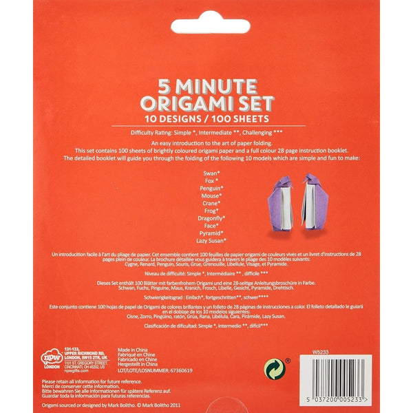 IS 233 Origami Set - 5 Minutes – Metro Hobbies