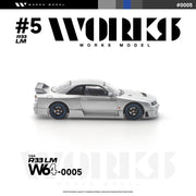 Works Model 1/64 R333 LM Silver