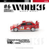 Works Model 1/64 Mitsubishi Lancer Evolution VI Tommi Makinen 2001 WRC Catalunya