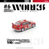 Works Model 1/64 Mitsubishi Lancer Evolution VI Tommi Makinen 2001 WRC Catalunya