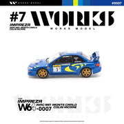 Works Model 1/64 Subaru Impreza WRC 1997 Monte Carlo Colin Mcrae