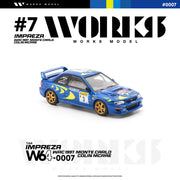 Works Model 1/64 Subaru Impreza WRC 1997 Monte Carlo Colin Mcrae